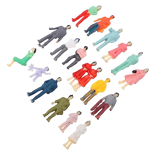 Angoily 100Stücke Maßstab Farbenfrohe Für Sandtisch Und Miniaturszenen Zufällige Designs von Angoily