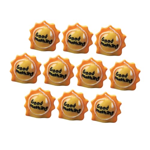 Angoily 10stücke Miniatur-Sonnenaufgang-Ornament Aus Kunstharz Strand-Accessoires Für Puppenhaus Winzige Sonnenfiguren Zum Basteln Dekoration Für Mikro-Landschaft von Angoily