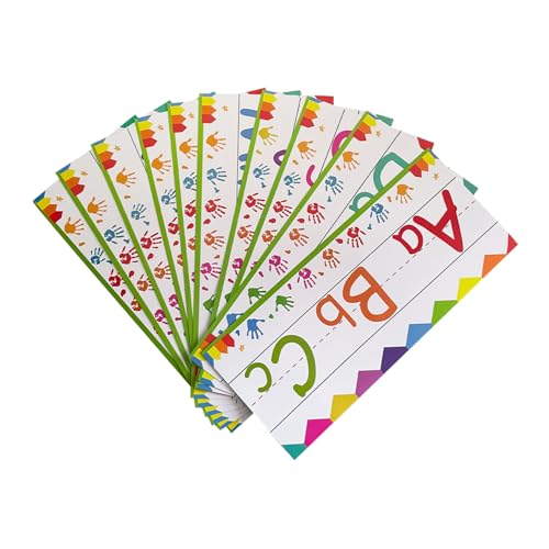 Angoily 12 Stück Alphabet Lernkarten Für Zahlen Lernkarten Alphabet ABC Buchstaben Für Die Klassenzimmerwand ABC Lernen Für Zahlen Und Buchstaben von Angoily