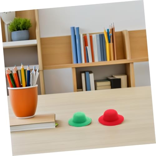 Angoily 12 Stück Teiliges Miniatur Miniatur Top Hüte Farbige Mini Formelhüte Leicht Tragbare Puppen Hut Deko Für DIY Basteln Und Partyveranstaltungen von Angoily
