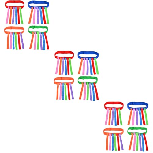 Angoily 12pcs Tail Catch Toy Belts, Kid Game Belts for, Sensory Training Props, Assorted Colors, 12.99 x 11.81 Inches Angoily 12pcs Tail Catch Toy Belts, Kid Game Belts for, Sensory Training Props, Assorted Colors, 12.99 x 11.81 Inches von Angoily