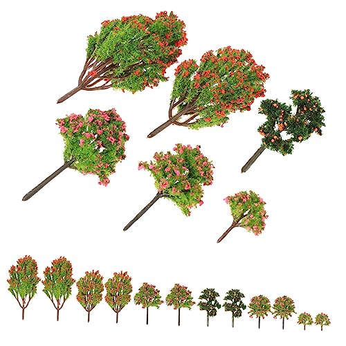 Angoily 18 Stück Mikrolandschaftssimulationsbaum Künstliche Bäume Für Den Außenbereich Drinnen Kleine Bäume Zum Basteln Diorama-minibäume Gefälscht Sortiert Künstlicher Baum Plastik von Angoily