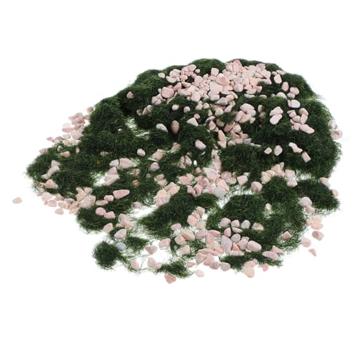 Angoily 1Satz Kunstrasenmatte mit Stein Realistischer Modellierrasen für Eisenbahnanlagen und Diorama Projekte Gras und Steine zum Basteln Angoily 1Satz Kunstrasenmatte mit Stein Realistischer Modellierrasen für Eisenbahnanlagen und Diorama Projekte Gras und Steine zum Basteln von Angoily