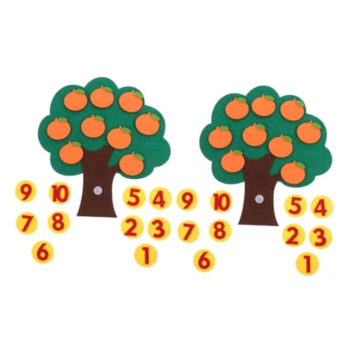 Angoily 2 Sätze Felt Orange Tree Lernspielzeug für Kindergarten Matheförderung Interaktives Vorschulspielzeug Frühe Zahlenverständnis Mathematikspiel Angoily 2 Sätze Felt Orange Tree Lernspielzeug für Kindergarten Matheförderung Interaktives Vorschulspielzeug Frühe Zahlenverständnis Mathematikspiel von Angoily