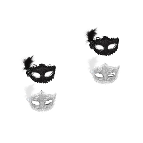 Angoily 2 Sätze Gesichtsrequisiten Maskerade Dekorative Masken Maskenkostüm Karnevalsmaskendekor Glamouröse Maske Maskenverzierung Kostüm Maske Plume-design-maske Stoff Weiß 2 Stück * 2 Angoily 2 Sätze Gesichtsrequisiten Maskerade Dekorative Masken Maskenkostüm Karnevalsmaskendekor Glamouröse Maske Maskenverzierung Kostüm Maske Plume-design-maske Stoff Weiß 2 Stück * 2 von Angoily