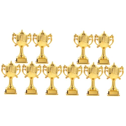 Angoily 2 Sätze Kuchenmodell Dekoration Geburtstagsdekorationen Rosa Grün Dekorativ Geburtstagstorte Dekorationen Wählt Mini-trophäe Aus Kunststoff Mini-trophäen Plastik Golden 5 Stück * 2 von Angoily