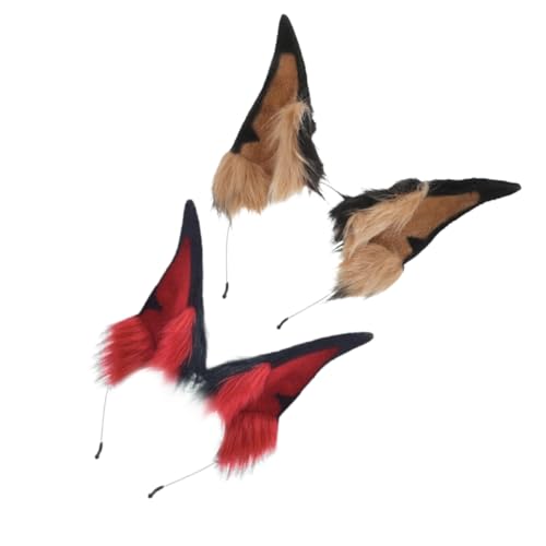 Angoily 2 Stück Furry Cosplay Accessoire für Erwachsene Realistische Hundeohr Haarreifen für Karneval Fotografie Kostümzubehör für Cosplay Events Angoily 2 Stück Furry Cosplay Accessoire für Erwachsene Realistische Hundeohr Haarreifen für Karneval Fotografie Kostümzubehör für Cosplay Events von Angoily