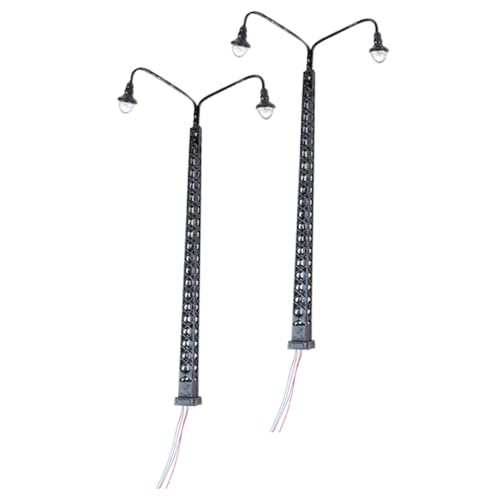 Angoily 2 Stück Modell Gartenleuchte Laternenpfahl für die Modelleisenbahn Lampe Miniatur modeleisenbahnen Figuren für modelleisenbahnen Lichtornamente für Mikrolandschaften Mini-Ampel Angoily 2 Stück Modell Gartenleuchte Laternenpfahl für die Modelleisenbahn Lampe Miniatur modeleisenbahnen Figuren für modelleisenbahnen Lichtornamente für Mikrolandschaften Mini-Ampel von Angoily