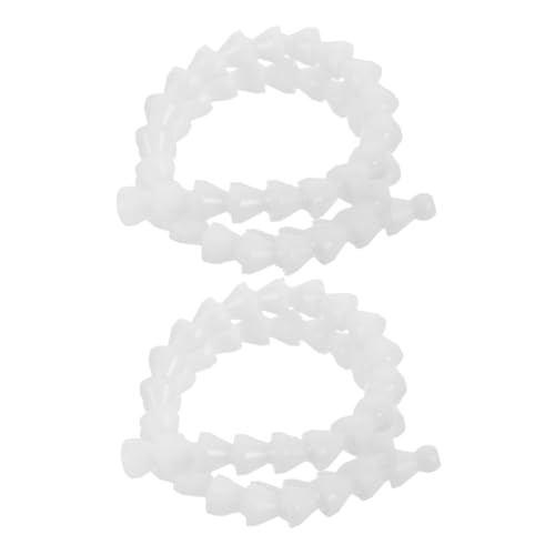 Angoily 2 Stück Teiliges Doll Armature Flexible Puppenskelett mit Mehrgelenkigen Kunststoffverbindungen Leicht Einstellbares Gelenkrahmen für Plüschtiere DIY Figuren Basteln und Dekoration von Angoily
