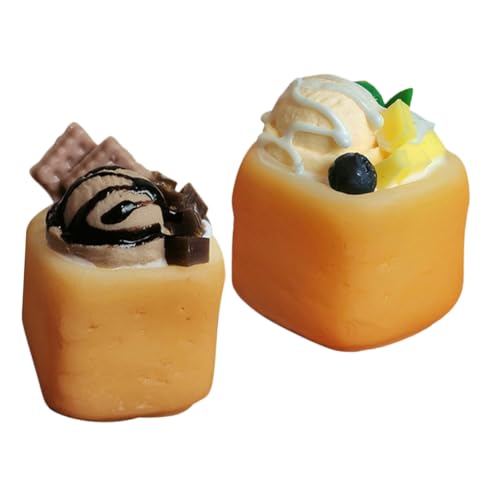 Angoily 2 Stücke Miniatur Dessert Realistische Eiscreme Toast Modelle Sichere Langlebige Küchen Deko für Puppenhaus Rollenspiel Zubehör Lebendige Farben Detailgetreu Gestaltet Angoily 2 Stücke Miniatur Dessert Realistische Eiscreme Toast Modelle Sichere Langlebige Küchen Deko für Puppenhaus Rollenspiel Zubehör Lebendige Farben Detailgetreu Gestaltet von Angoily