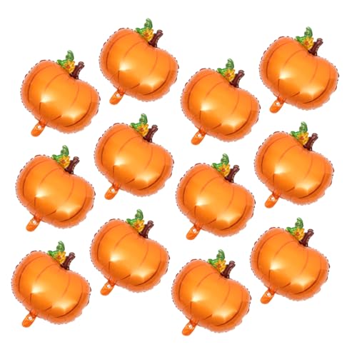 Angoily 25 Stück Teiliges Folien-kürbisballons Glänzend Langlebig Wiederverwendbar für Thanksgiving Partydekoration Herbstliche Festdeko Lebendige Farben Aluminiumfolie Angoily 25 Stück Teiliges Folien-kürbisballons Glänzend Langlebig Wiederverwendbar für Thanksgiving Partydekoration Herbstliche Festdeko Lebendige Farben Aluminiumfolie von Angoily