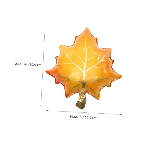 Angoily 25 Stück Teiliges Thanksgiving Party Ballons Aluminium-folienballons in Eleganter Ahornblattform Herbstliche Deko für Erntedankfest und Saisonale Feiern Vielseitig Einsetzbar für Angoily 25 Stück Teiliges Thanksgiving Party Ballons Aluminium-folienballons in Eleganter Ahornblattform Herbstliche Deko für Erntedankfest und Saisonale Feiern Vielseitig Einsetzbar für von Angoily