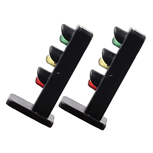 Angoily 2Stücke Modellbau Sandtisch Licht Teiliges DIY Zubehör für Zug Signallampen Langlebig für Landschaftsmodelle und Szenen Angoily 2Stücke Modellbau Sandtisch Licht Teiliges DIY Zubehör für Zug Signallampen Langlebig für Landschaftsmodelle und Szenen von Angoily