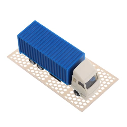 Angoily 2pcs Park Parking Szenerie Street Accessory Mini Vintage Truck Parkplatz Modell Miniatur Sandtisch Dekoration Mini -Szene Requisiten von Angoily