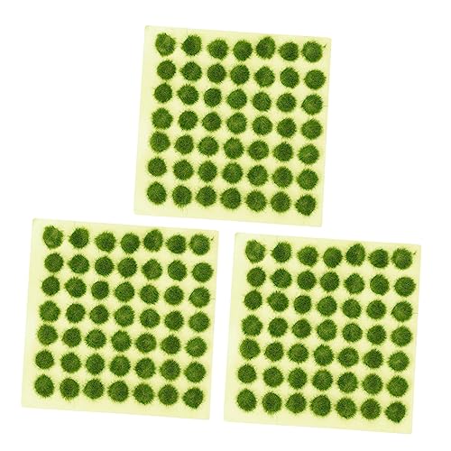 Angoily 3 Boxen Modellbau Gras Cluster Künstliches Gras für Eisenbahnlandschaften Szenen Sandtisch Dekoration für Dioramen Tischspielterrain von Angoily