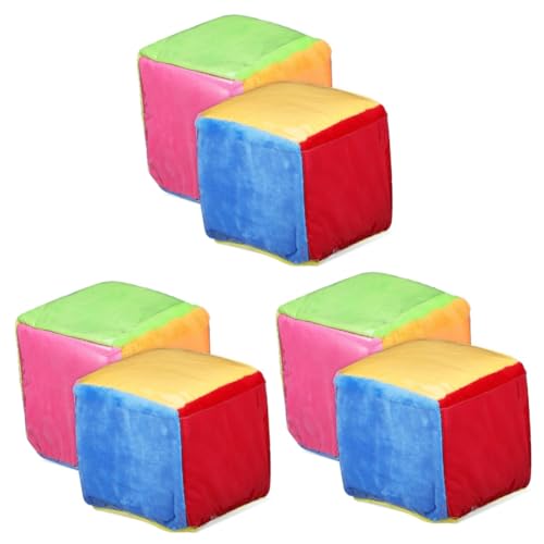 Angoily 3 Sätze Plüschtier Würfel -lernspielzeug Lernwürfel Taschenstoffe Lernen Spiel Würfel Story Cubes -Spiel Bunte Würfel Polyedrische Würfel Kunststofffolie 2 Stücke * 3 Angoily 3 Sätze Plüschtier Würfel -lernspielzeug Lernwürfel Taschenstoffe Lernen Spiel Würfel Story Cubes -Spiel Bunte Würfel Polyedrische Würfel Kunststofffolie 2 Stücke * 3 von Angoily