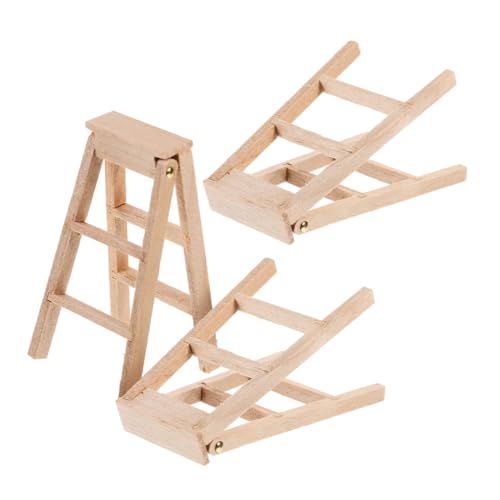 Angoily 3 Stück Holzleiter Mit Fischgrätenmuster Modellmöbel Puppenhauspuppen Familie Holz Ankleidepuppen Holzpuppen Für Puppenhaus Miniatur Puppenhaus Bausatz Beige Angoily 3 Stück Holzleiter Mit Fischgrätenmuster Modellmöbel Puppenhauspuppen Familie Holz Ankleidepuppen Holzpuppen Für Puppenhaus Miniatur Puppenhaus Bausatz Beige von Angoily