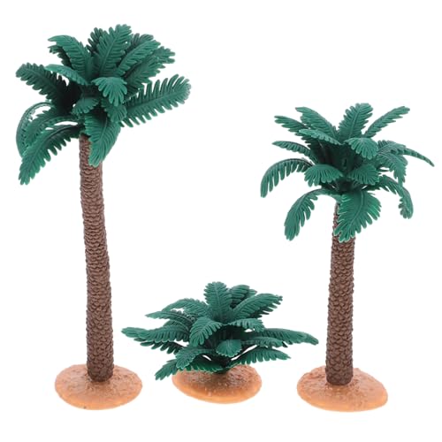 Angoily 3 Stück Mikro Landschaftsbäume Grünpflanzen Kunstbaum Basteln Gartendekor Modellbäume Kunstbaum Kleines Baldachin DIY Landschaft Dekorative Künstliche Bäume Mini von Angoily