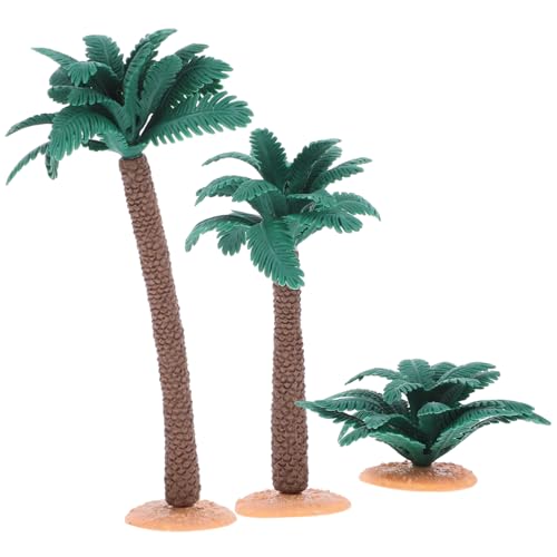 Angoily 3 Stück Mikrolandschaftsbäume modeleisenbahnen Figuren für modelleisenbahnen Modellbau Bäume gefälscht Mini-Baum klein künstliches Baummodell simuliertes Anlagenmodell PVC Green von Angoily