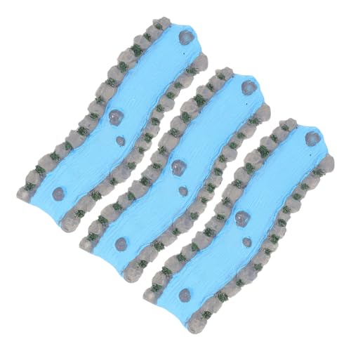 Angoily 3 Stück Teiliges Miniatur Fluss Resin Realistische Mikrolandschaft Wasserstelle Dekorative Bachabschnitte für Psychologische Beratungsräume und Miniaturgarten Pflegeleicht und Angoily 3 Stück Teiliges Miniatur Fluss Resin Realistische Mikrolandschaft Wasserstelle Dekorative Bachabschnitte für Psychologische Beratungsräume und Miniaturgarten Pflegeleicht und von Angoily