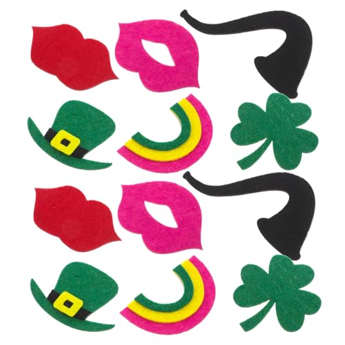 Angoily 30 Stück Irish Day Filzaufkleber Kleeblatt-Stoffaufkleber Selbstklebende Filzaufkleber Kunsthandwerk zum St. Patricks Day Kleeblatt aus Filz gefühlt Angoily 30 Stück Irish Day Filzaufkleber Kleeblatt-Stoffaufkleber Selbstklebende Filzaufkleber Kunsthandwerk zum St. Patricks Day Kleeblatt aus Filz gefühlt von Angoily