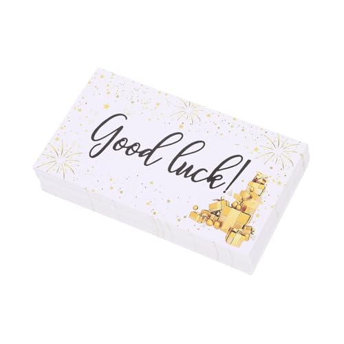 Angoily 300 Stück Tombola-Ticketkarte Stimmzettel für die Tombola Stichwort Tombola-Tickets rosa leer begrüßen Und blankokarten Blanko-Karten Gewinnspielkarten Wahlzubehör Papier Golden von Angoily