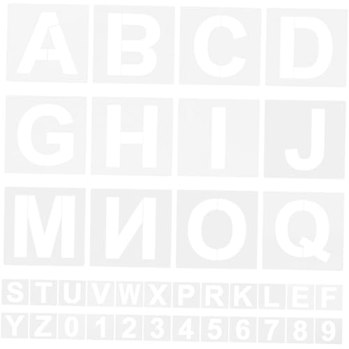 Angoily 36 Stück sprühschablonen buchstabenschablonen Sprühvorlage Festliche Schablonen Buchstaben zum Basteln benutzerdefinierte Schablonen Malwerkzeug DIY-Versorgung das Haustier Angoily 36 Stück sprühschablonen buchstabenschablonen Sprühvorlage Festliche Schablonen Buchstaben zum Basteln benutzerdefinierte Schablonen Malwerkzeug DIY-Versorgung das Haustier von Angoily