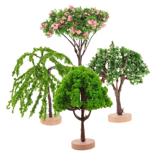 Angoily 4 Stück Miniatur Landschaftsbäume Realistische Grüne Modellbäume aus Kunststoff Leichtes Dekoratives Zubehör für Sandtisch Architektur und Modelleisenbahn Dioramen Angoily 4 Stück Miniatur Landschaftsbäume Realistische Grüne Modellbäume aus Kunststoff Leichtes Dekoratives Zubehör für Sandtisch Architektur und Modelleisenbahn Dioramen von Angoily