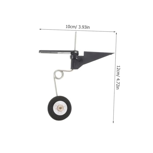 Angoily 4 Stück Teiliges Rc Flugzeug Heckrad Rad Ersatzset für Modellflugzeuge unter Klasse Einfache Montage Robustes Untergestell für Outdoor Flugschutz und Vielseitige Kompatibilität von Angoily