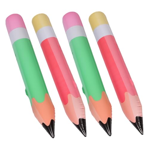 Angoily 4 Stück aufblasbares Bleistiftspielzeug bunt Junggesellin Schlag rosa Bleistiftdekoration Hängender aufblasbarer Bleistift Form Aufblasbarer Schulbedarf zurück zum Schulballon PVC Angoily 4 Stück aufblasbares Bleistiftspielzeug bunt Junggesellin Schlag rosa Bleistiftdekoration Hängender aufblasbarer Bleistift Form Aufblasbarer Schulbedarf zurück zum Schulballon PVC von Angoily