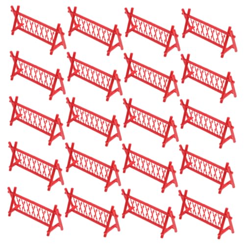 Angoily 40 Stück Simuliertes Zaunspielzeug Miniaturzaun Dekorativer Zaun Garten Diorama Zubehör Bauzaun Spielset Spielzeugzaun für Nutztiere Holzzaun Plastik rot Angoily 40 Stück Simuliertes Zaunspielzeug Miniaturzaun Dekorativer Zaun Garten Diorama Zubehör Bauzaun Spielset Spielzeugzaun für Nutztiere Holzzaun Plastik rot von Angoily