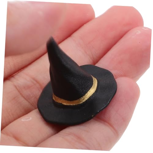 Angoily 40 Stück Teiliges Mini Hexenhut Schwarze Kunststoff Hüte für DIY Halloween Bastelprojekte Partydekorationen Figurenzubehör Vielseitig für Zuhause Schule und Events Angoily 40 Stück Teiliges Mini Hexenhut Schwarze Kunststoff Hüte für DIY Halloween Bastelprojekte Partydekorationen Figurenzubehör Vielseitig für Zuhause Schule und Events von Angoily