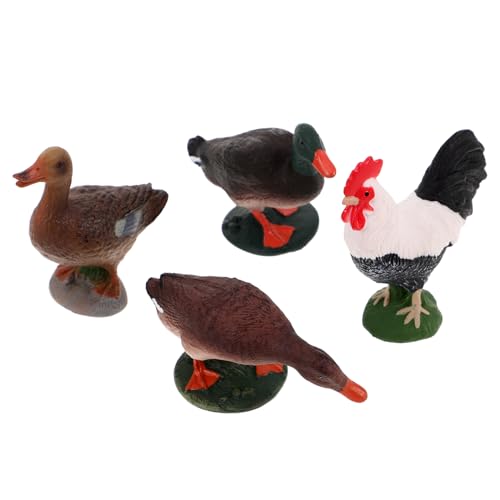 Angoily 4stücke Realistische Miniatur-hühnchen Und Enten Figuren Dekorative Simulation Von Farmtieren Für Tisch Und Landschaftsdesign Handgefertigte Tierornamente Für Zuhause Und Angoily 4stücke Realistische Miniatur-hühnchen Und Enten Figuren Dekorative Simulation Von Farmtieren Für Tisch Und Landschaftsdesign Handgefertigte Tierornamente Für Zuhause Und von Angoily