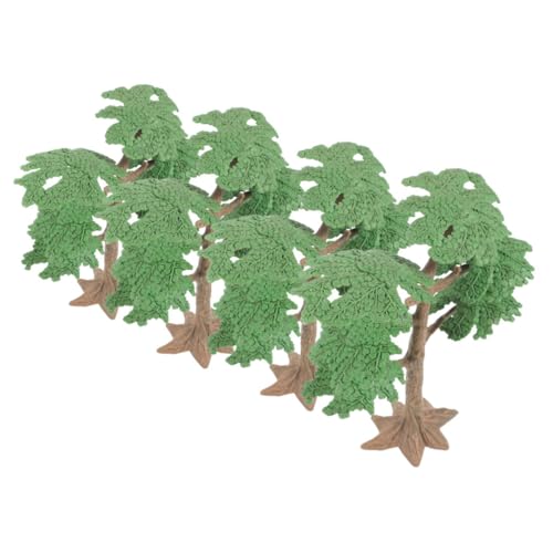 Angoily 4pcs Miniaturmodellbäume Für Diorama Model Railway Bonsai Decor Home Office Decor Plastikkiefern Zypressen -Baum Mini -Modelle von Angoily