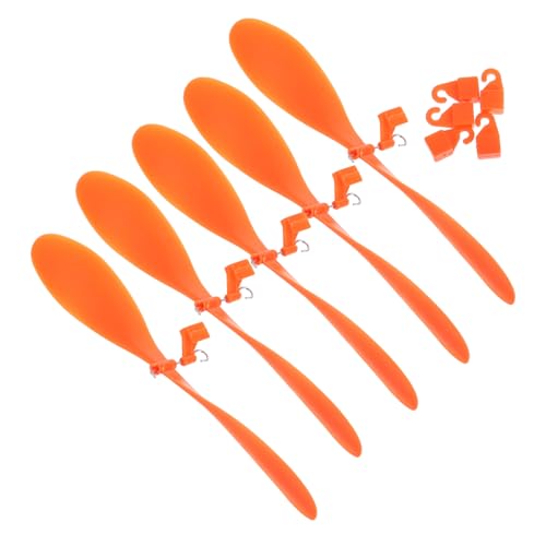Angoily 5 Sätze Modellflugzeug Propeller Flugzeugteile Hubschrauber Modellzubehör Fliegendes Flugzeug Flugzeugpropeller Flugzeugpropeller Ersatz Flugzeugversorgung Kunststoff von Angoily