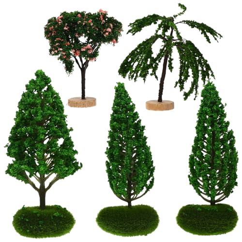Angoily 5 Stück Dekorative Minifigur Miniatur-baumschmuck Weihnachten Schicke Miniaturpflanze Falscher Baum Ornamente Im Freien Mini-bäume Zum Basteln Kleiner Baum Plastik Angoily 5 Stück Dekorative Minifigur Miniatur-baumschmuck Weihnachten Schicke Miniaturpflanze Falscher Baum Ornamente Im Freien Mini-bäume Zum Basteln Kleiner Baum Plastik von Angoily