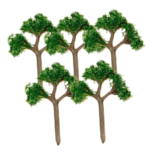 Angoily 5 Stück Modellbaum dekorativ gefälscht Mini-Landschaftsbaummodell Sortiert kleine gartenbäume Weiß Bäume für die Modelleisenbahn Baummodellschmuck Plastik Green Angoily 5 Stück Modellbaum dekorativ gefälscht Mini-Landschaftsbaummodell Sortiert kleine gartenbäume Weiß Bäume für die Modelleisenbahn Baummodellschmuck Plastik Green von Angoily