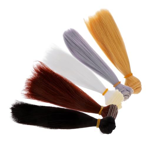 Angoily 5 Stück Puppenperücken Glatte Puppenperücken Synthetische Perücken Für Puppen Glattes Puppenhaar Puppenhaar Zum Rerooting Bastelhaar Puppenhaar DIY Perücke Für Puppen Angoily 5 Stück Puppenperücken Glatte Puppenperücken Synthetische Perücken Für Puppen Glattes Puppenhaar Puppenhaar Zum Rerooting Bastelhaar Puppenhaar DIY Perücke Für Puppen von Angoily
