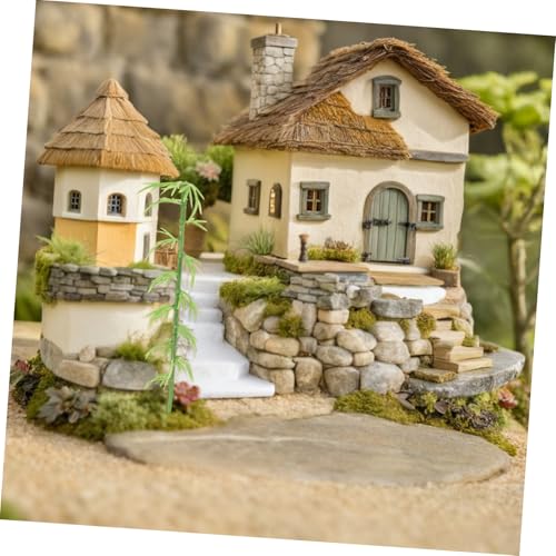 Angoily 50 Stück Miniatur Bambusbäume Kunststoff Realistische Modellpflanzen für Mikro Landschaften Sandtisch Puppenhausdekoration und DIY Bastelprojekte Langlebig und Vielseitig von Angoily