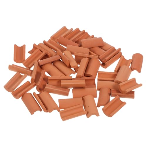 Angoily 50 Stück Miniatur Dachplatten Modell DIY Selbstklebend für Puppenhaus Gartendekoration Realistische Rote Dachfliesen für Modellbau und Dioramen Angoily 50 Stück Miniatur Dachplatten Modell DIY Selbstklebend für Puppenhaus Gartendekoration Realistische Rote Dachfliesen für Modellbau und Dioramen von Angoily