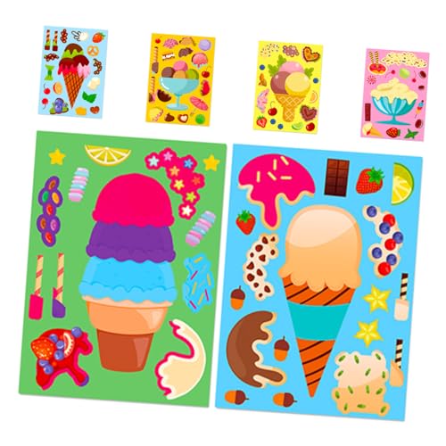 Angoily 6 Bögen Eiscreme Puzzle Aufkleber Es Entstehen Mathematische Belohnungsaufkleber Dessertaufkleber Fast Food Aufkleber Partygeschenkaufkleber Dessert Partygeschenke Kleine Angoily 6 Bögen Eiscreme Puzzle Aufkleber Es Entstehen Mathematische Belohnungsaufkleber Dessertaufkleber Fast Food Aufkleber Partygeschenkaufkleber Dessert Partygeschenke Kleine von Angoily