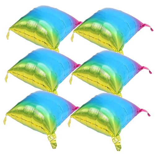 Angoily 6 Stück Gradientenballons Folienballon Alles zum Jubiläumsballons Aluminiumballons kleine Luftballons Geburtstagsballons aus Aluminium quadratischer Ballon Aluminiumfolie Angoily 6 Stück Gradientenballons Folienballon Alles zum Jubiläumsballons Aluminiumballons kleine Luftballons Geburtstagsballons aus Aluminium quadratischer Ballon Aluminiumfolie von Angoily