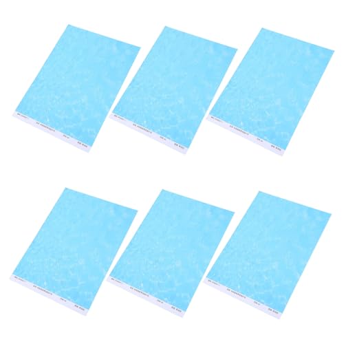 Angoily 6 Stück Teiliges Wasserwellen Papiersticker mit Realistischem Wassereffekt Ultradünn und Haftstark für DIY Mikro Landschaftsmodelle Langlebig Verblassungsbeständig für Angoily 6 Stück Teiliges Wasserwellen Papiersticker mit Realistischem Wassereffekt Ultradünn und Haftstark für DIY Mikro Landschaftsmodelle Langlebig Verblassungsbeständig für von Angoily