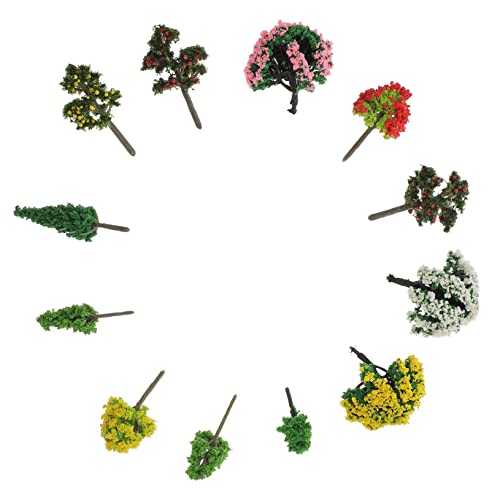 Angoily 60 Stück Miniaturbaum Figuren DIY Sandtisch Modellbaum Dekoration für Dioramen Landschaftsbau und Kreative Bastelprojekte Angoily 60 Stück Miniaturbaum Figuren DIY Sandtisch Modellbaum Dekoration für Dioramen Landschaftsbau und Kreative Bastelprojekte von Angoily