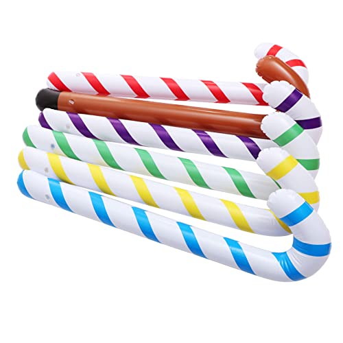 Angoily 6Stücke Teiliges Aufblasbare Zuckerstange Dekorationen Für Partys Hochzeiten Und Cosplay Lustige Requisiten Für Kindergeburtstage von Angoily