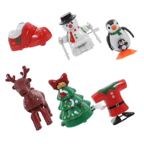Angoily 6Stücke Weihnachtsaufziehspielzeug Schneemann Pinguin Weihnachtsbaum Interaktive Unterhaltung Partygeschenke Angoily 6Stücke Weihnachtsaufziehspielzeug Schneemann Pinguin Weihnachtsbaum Interaktive Unterhaltung Partygeschenke von Angoily
