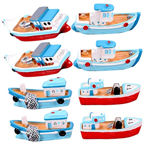 Angoily 8 Stück Bootsornamente Im Mediterranen Stil Miniaturboote In Form Von Kunsthandwerk Kleines Küstenthema Kinderdekoration Am Meer Winzige Mini Bootsmodelle Strand Angoily 8 Stück Bootsornamente Im Mediterranen Stil Miniaturboote In Form Von Kunsthandwerk Kleines Küstenthema Kinderdekoration Am Meer Winzige Mini Bootsmodelle Strand von Angoily