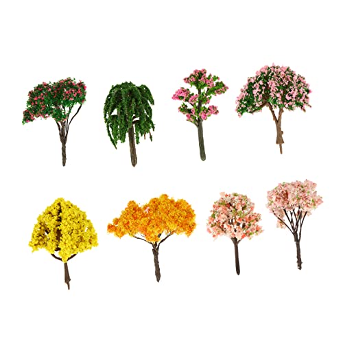 Angoily 8 Stück Teiliges Miniatur Kunststoff Bäume für Landschaftsdekoration Realistische Kirschblüten Baum Accessoires für DIY Sandtisch und Modellbau für Zuhause und Garten Angoily 8 Stück Teiliges Miniatur Kunststoff Bäume für Landschaftsdekoration Realistische Kirschblüten Baum Accessoires für DIY Sandtisch und Modellbau für Zuhause und Garten von Angoily