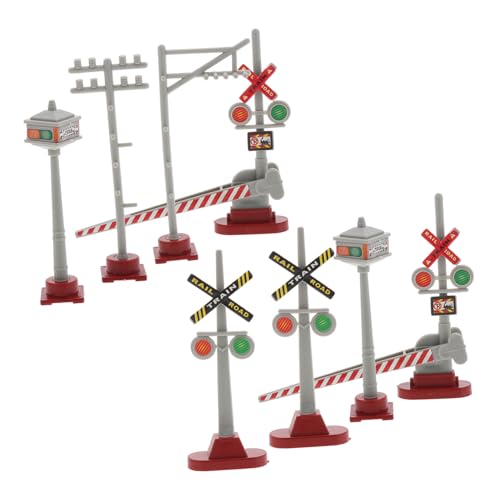 Angoily 8 Stück Verkehrszeichenmodell Miniatur Modellbahnbeleuchtung Signal Landschaft Puppenhaus-modellleuchte DIY -modelllicht Puppenhausbeleuchtung Zug Dekoration Tisch Plastik Angoily 8 Stück Verkehrszeichenmodell Miniatur Modellbahnbeleuchtung Signal Landschaft Puppenhaus-modellleuchte DIY -modelllicht Puppenhausbeleuchtung Zug Dekoration Tisch Plastik von Angoily