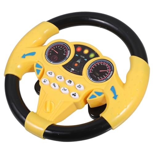 Angoily Baby-Lenkrad-Spielzeug Simulierter Fahrregler Aus Kunststoff Mit Licht Und Musik Elektrisches Lernspielzeug Zum Frühen Lernen So Tun Als Ob Es EIN Fahrsitz Für Kinder Ab 3 Jahren Angoily Baby-Lenkrad-Spielzeug Simulierter Fahrregler Aus Kunststoff Mit Licht Und Musik Elektrisches Lernspielzeug Zum Frühen Lernen So Tun Als Ob Es EIN Fahrsitz Für Kinder Ab 3 Jahren von Angoily